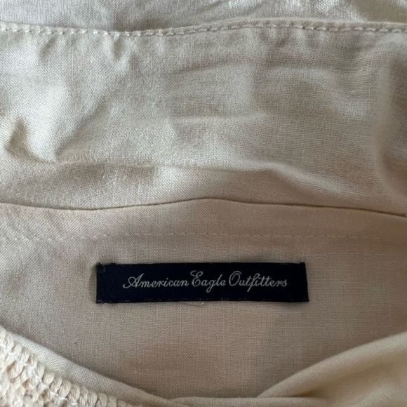 American Eagle Outfitters BOHO Fringed Tapestry Woven Crossbody Bag Purse - Picture 5 of 11